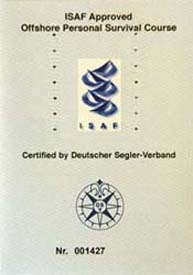 Überleben auf See Sicherheitstraining ISAF-Approved