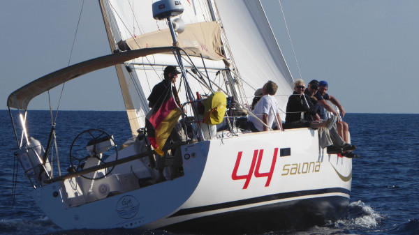 Foto Segelboot Ausbildungstörn der Yachtschule Stoll-Spittler in Lörrach, Freiburg, Lahr